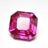 Natural Purple sapphire 9.65 Ct Certified Square Cut Stunning Loose Gemstone
