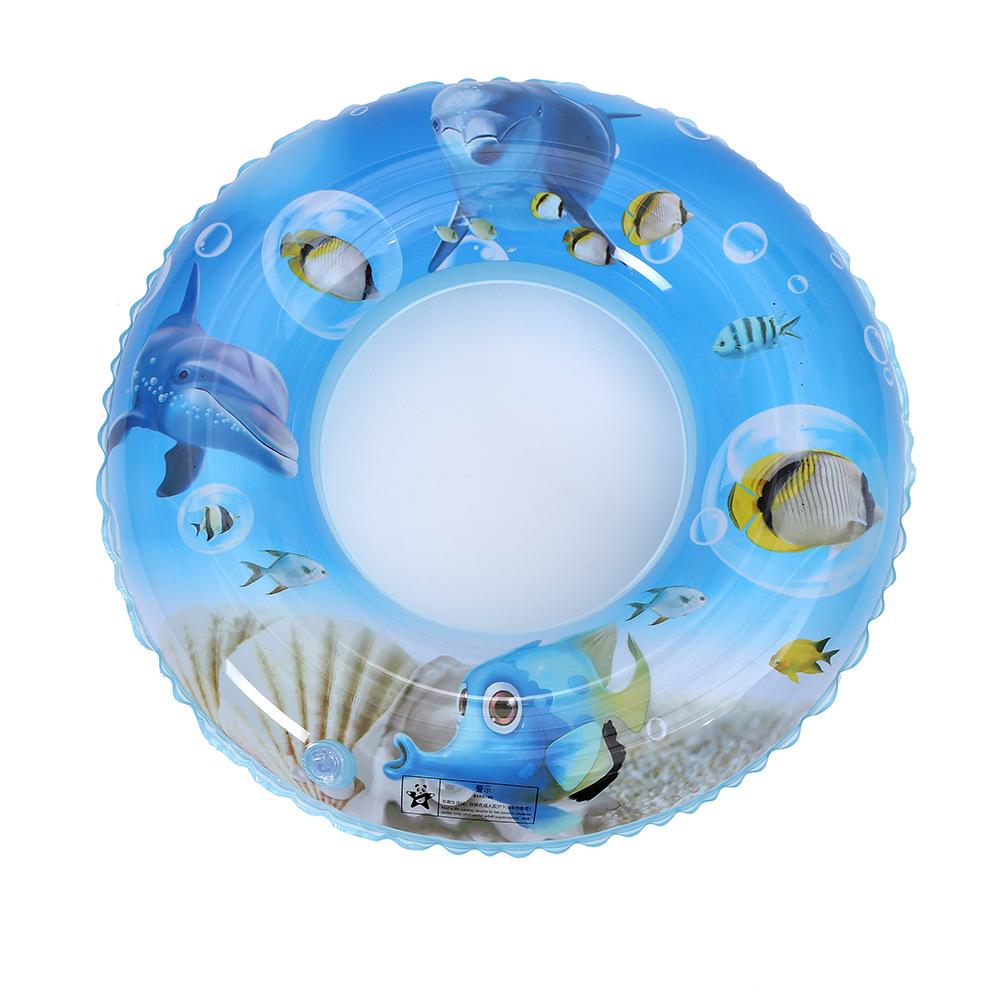 Inflatable Cartoon Swim Ring for Kids and Adults - Thickened Underarm Float for Beach and Water Park Adventures Single