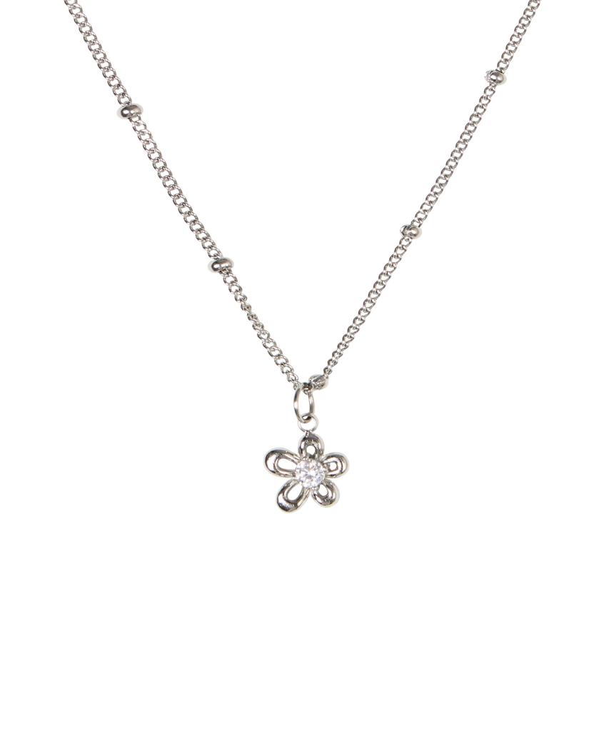 Preppers Club Flower Cubic Surgical Necklace