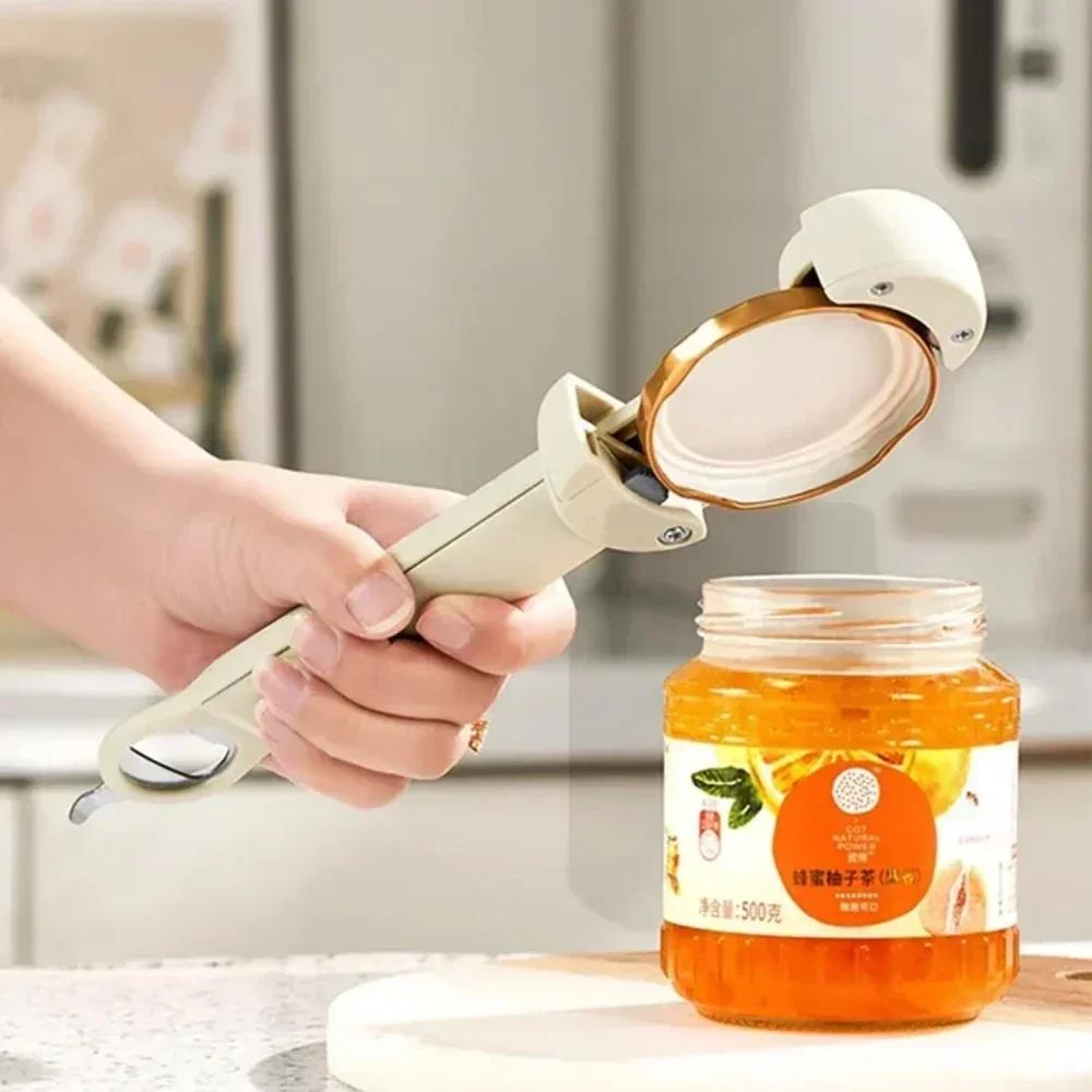 Hot Sale Retractable Jar Opener Adjustable Magnetic Beer Bottle Opener Tool Multifunction Can Cap Kitchen Twist The Lid Gadgets