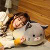 Cartoon Soft Round Cat Plush Toy Sofa Pillow Cushion Down Cotton Bread Kitty Doll Cute Children'S Room Decor Kids Girls Gifts