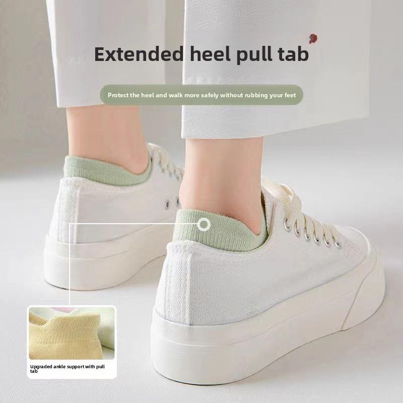 Female Summer Thin Mesh Does Not Fall with The Boat Socks