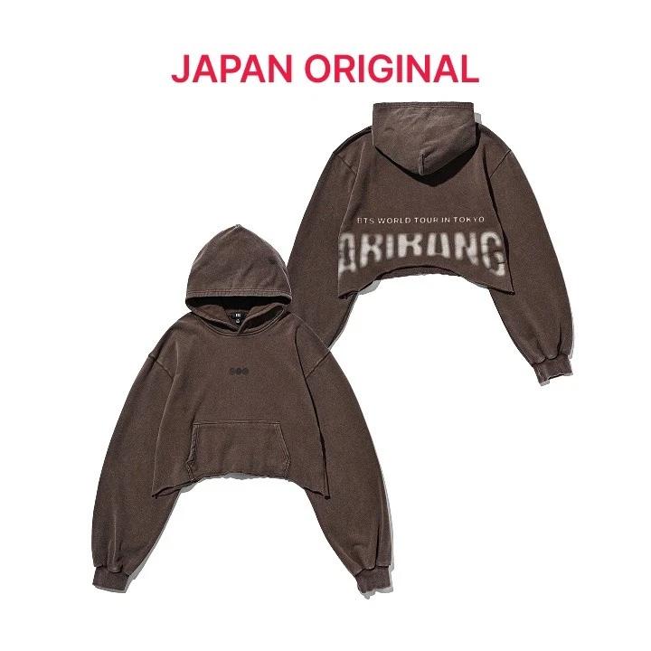 

BTS Світовий Тур ARIRANG Офіційний Мерч ЯПОНСЬКИЙ ОБМЕЖЕНИЙ MD (XL Size) Crop Hoodie_Tokyo (Brown)