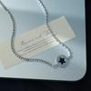 Personalized Black Star Enamel Necklace - Korean Style Retro Hip Hop Beaded Chain Jewelry for Women