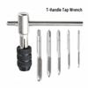 Adjustable T-Handle Tap Wrench Set 3mm-12mm, Hand Tap and Threading Tool