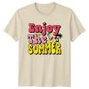 Enjoy The Summer TShirt Retro Groovy Beach Birthday Gift For Him And Her