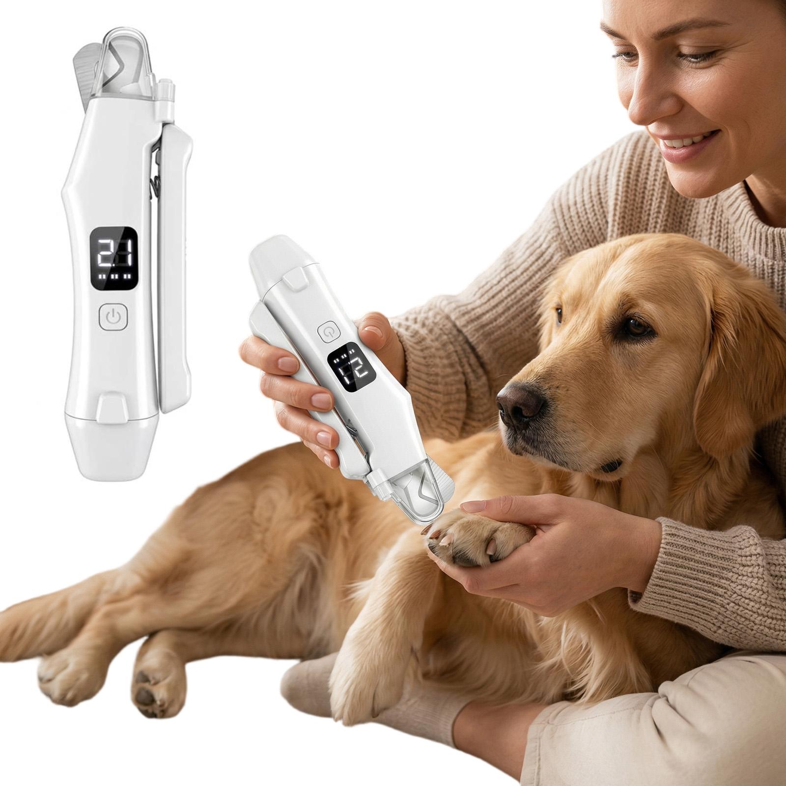 

2-in-1 Cat & Dog Nail Clippers Trimmer Rechargeable Painless Grooming Tool for Home Use Cats Small Medium and Large Dogs China Mainland