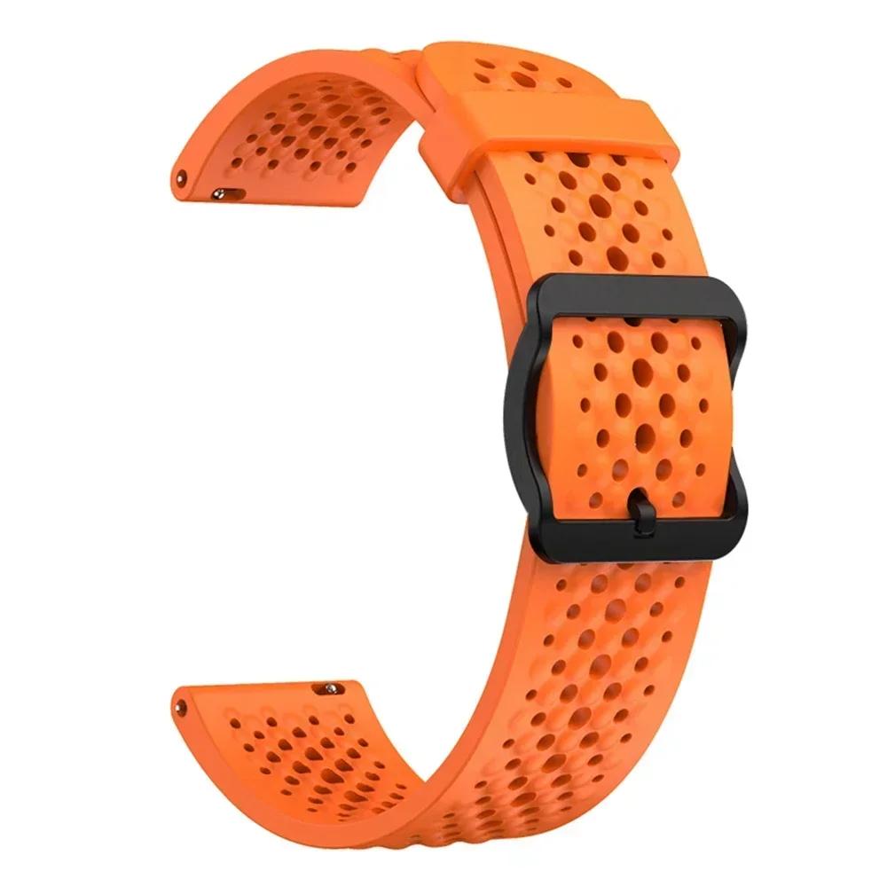 22mm Watch Silicone Strap For Suunto Vertical Sports Silicone Wristband For Suunto 9 Peak Pro/Suunto5 Bands Replacement Bracelet