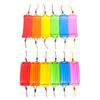 Plastic Children'S Swing With Hanging Rope Adjustable Height Swing Easy Install Multicolor Sitting Board Swing