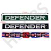 Logo Lettere Auto Defender in Alluminio 3D Adesivi Decorativi Parafango Auto Portiera Emblema Bagagliaio Posteriore Badge Portellone Accessori Styling