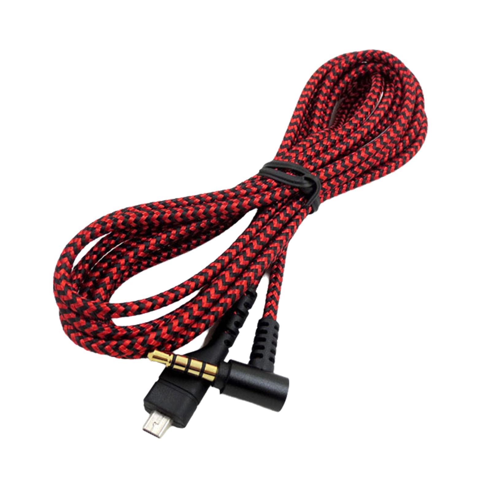 

200cm/6.5ft Replacement Cable for Arctis 3 5 7PRO Headsets Flexible and Long lasts Phone Computer Cord Earphone Cord