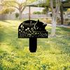 Animal Wrought Iron Floor Silhouette for Outdoor Courtyard and Lawn Decoration