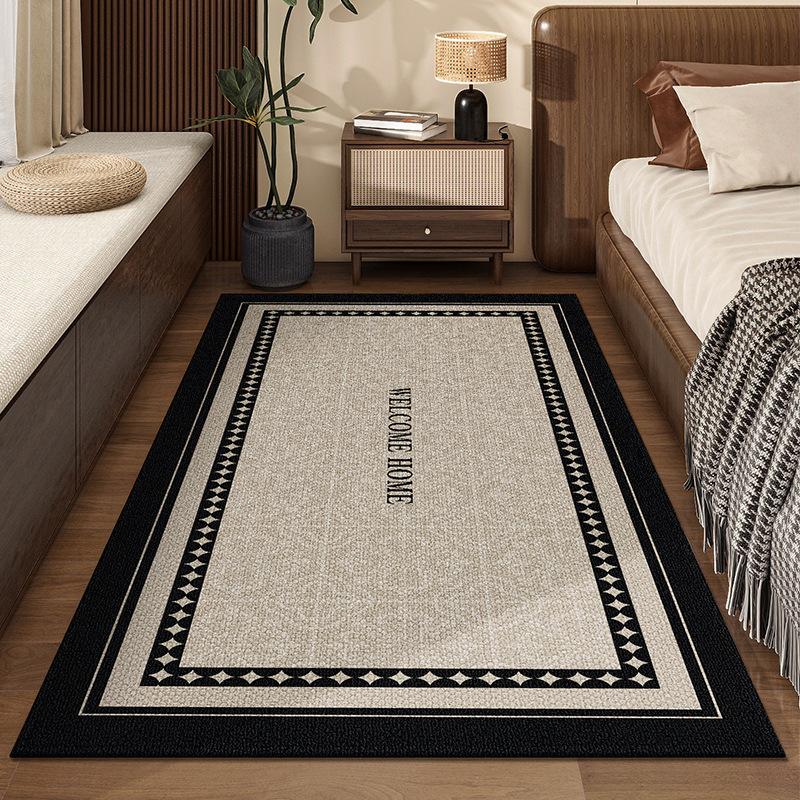 Bedroom Carpet Easy To Maintain Chinese Classical Style Dirt Resistant Carpet Household Bedside Carpet