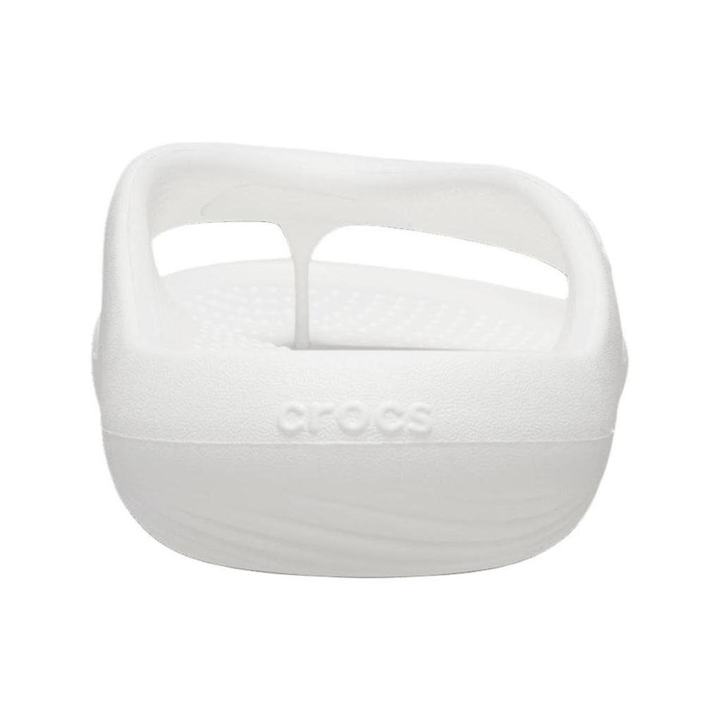 Crocs Abrasion Resistant Flip Flops Unisex White 208437-100