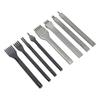 8pcs Prong Punch 3mm Incisive 1 Tooth 2 Tooth 4 Tooth 6 Tooth Alloy Lacing Stitching Punch for