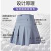 Womens Quick-Dry Tennis Skort With Built-in Shorts Breathable Pleated Workout Skirt Yoga Gym Running