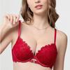 Damen-BH im französischen Stil, bestickter Spitzen-BH, Damen-Sammel-BH, roter BH, sexy Anti-Hänge-BH
