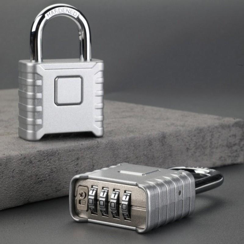Metal Heavy Duty Padlock 4-Digit Number Combination Rust Proof Security Lock Safely Waterproof Gate Locks