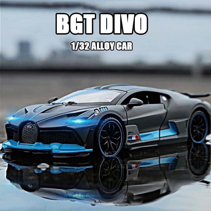 1/32 Bugatti BGT Divo Simulation Metal Toy Alloy Car Diecasts & Toy Vehicles Model Decoration Miniature Toys For Boys Christmas Gift