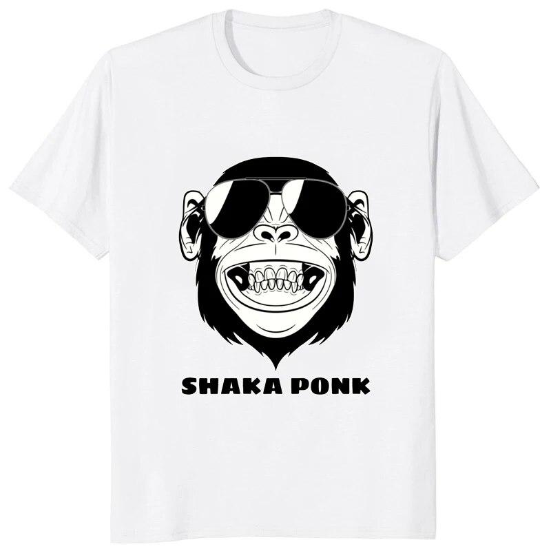 Shaka Ponk Fashion Harajuku Unisex T Shirt Unisexga Monkey Graphic Y2k Women Clothing Streetwear Hipster Loose T-shirt Casual Tees