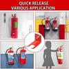 Universal fire extinguisher hanger with screws, fire extinguisher hanger fixing bracket 4-piece set