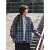 2024 Letter Long Sleeve Shirt Japanese Hong Kong Style Ins Loose Shirt Boys Summer Trendy Versatile Casual Coat