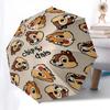 Chip 'n' Dale Themed Automatic Opening and Closing Umbrella, Brightly Colored 8-rib Portable Umbrella, Suitable for Men and Women, A Perfect Gift for