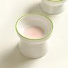 Ceramic Cat Bowl Anti Spill Pet Food Dish with Neck Support for Cats and Dogs