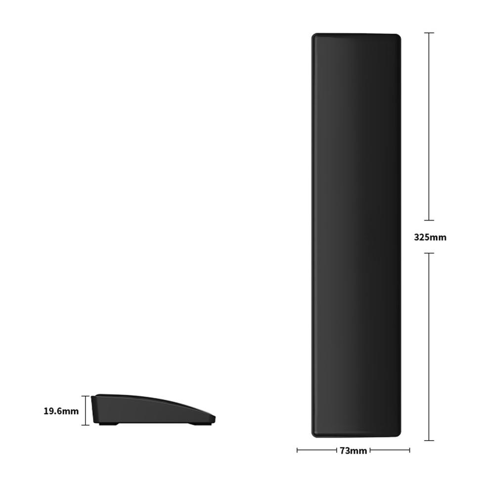 Gaming Keyboard Wrist Rest Pad Ergonometric Memory Foam Anti-Slip Rubber Stable Base Palm Rest 81 Keys Keyboard Hand Support