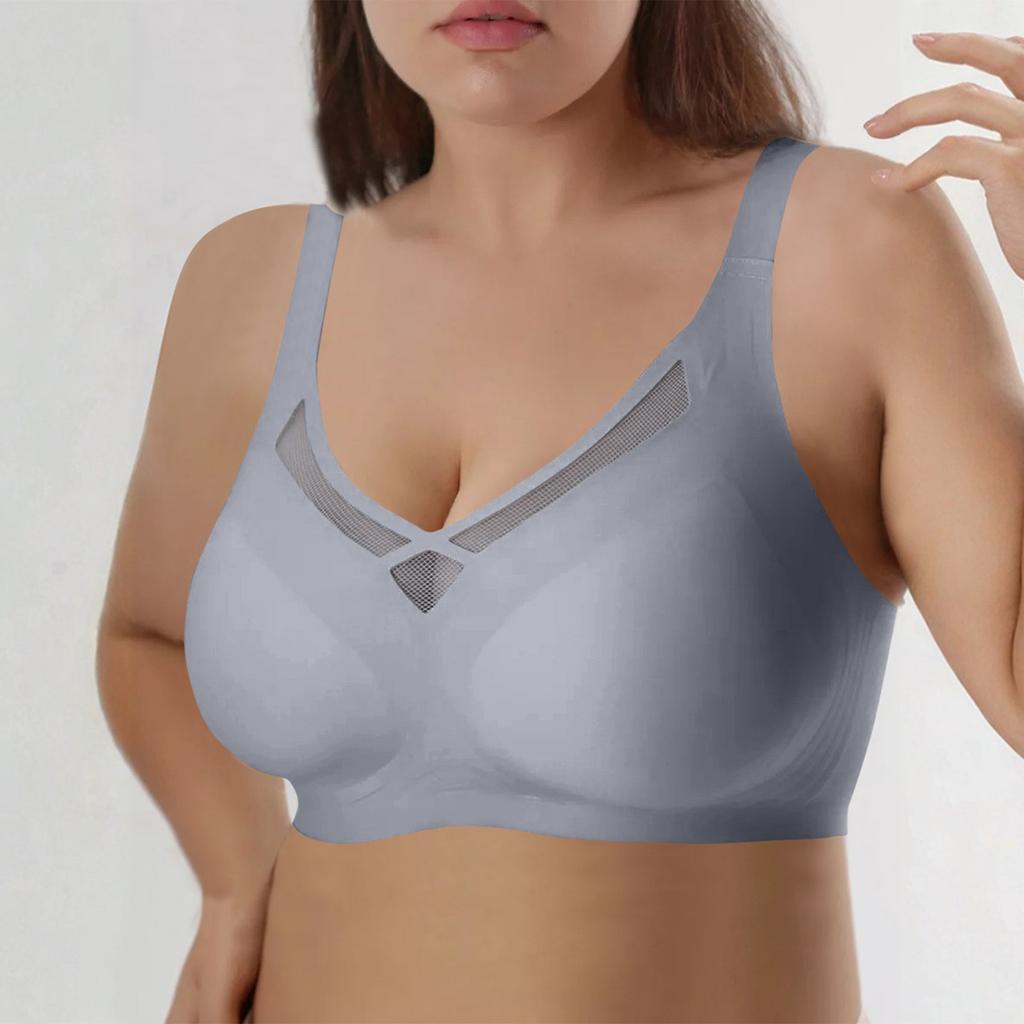Women's Solid Full Coverage Smooth No Wire Bras, Seamless Push Up Bras, Fashion Bras.