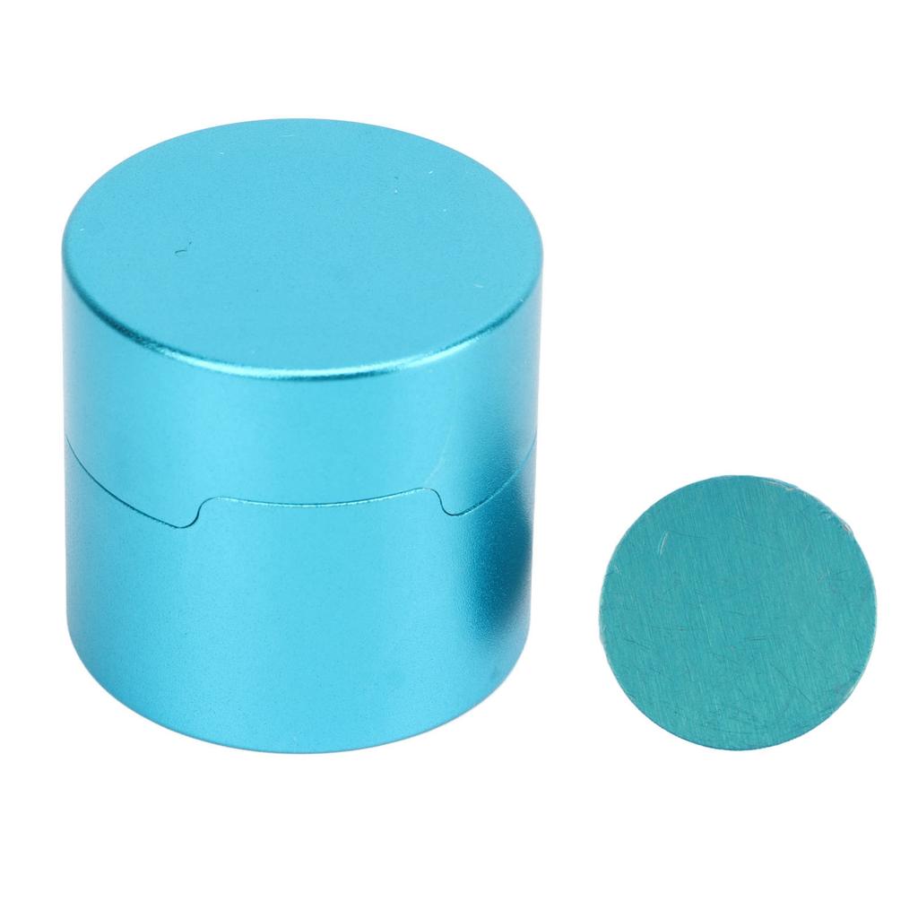 Billiard Chalk Case Round Aluminum Alloy Pool Cue Chalk Box Holder for Pool Cue Sports Accessories