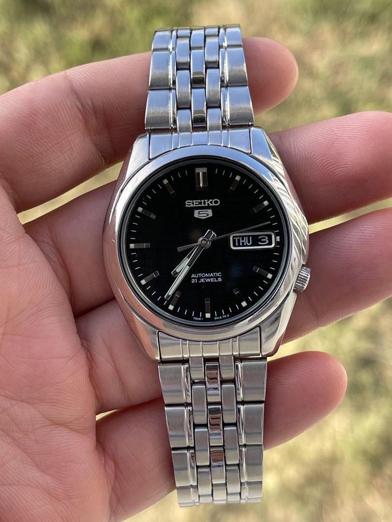 [USED] SEIKO Automatic Watch Black Dial