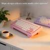 2 Stück ergonomische Tastaturhöhenversteller. Schwarzer rutschfester Universalständer. Geeignet für Bürospiele.
