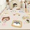 Cartoon Pet Rug Waterproof Urine-proof Scrubable Washable Rugs Cat Dog Kennel Fence Floor Mat Pvc Leather Mats Carpet Tapete