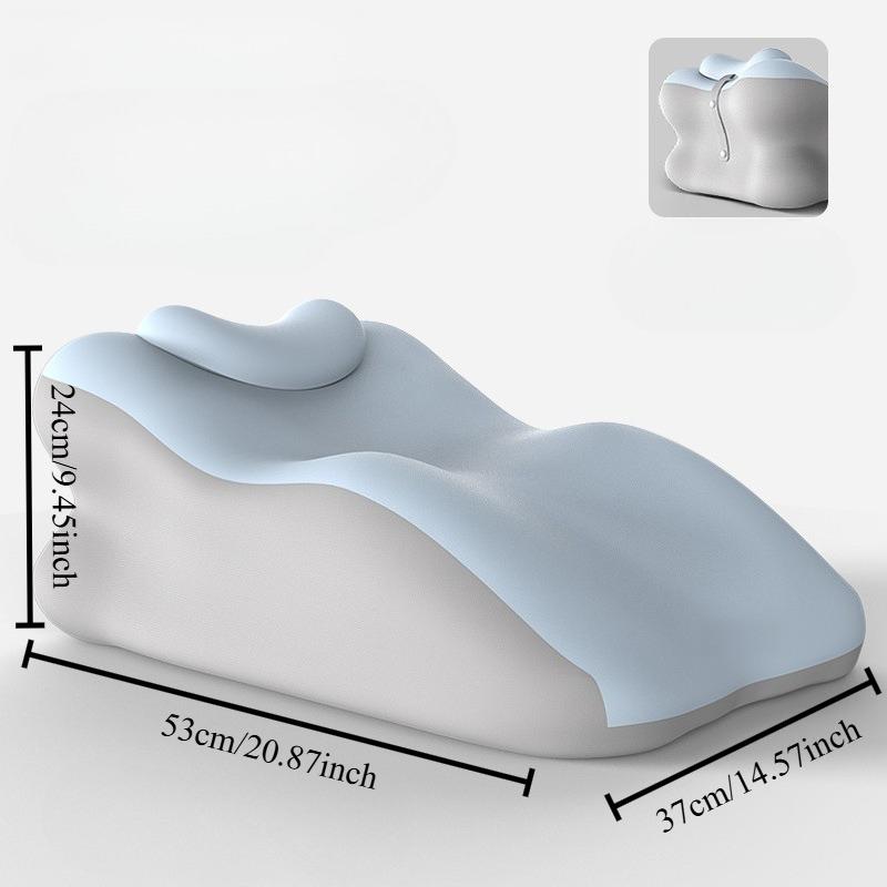 Memory Cotton Neck Pillow Bed Rest Pillow Lumbar Support Cushion Phone Reading Pillow Headboard Backrest Pad for Sleeping