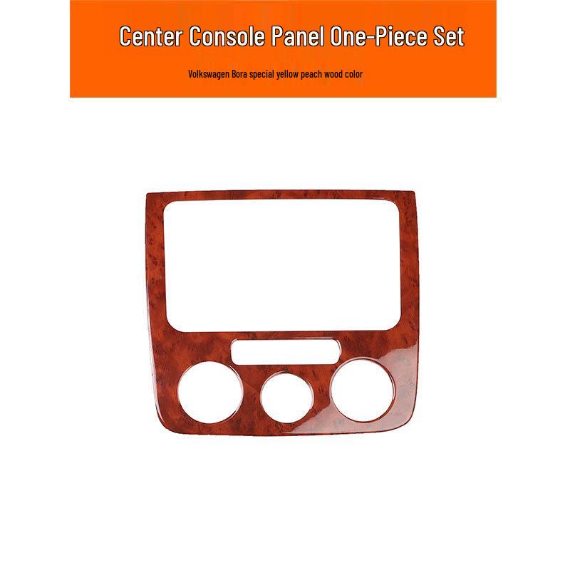 08-12 Old Bora Interior Modification Carbon Fiber Peach Wood Patch