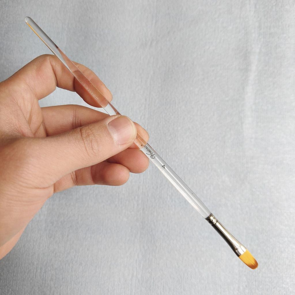 Wysokiej Jakości Biały Łabędź Kryształowy Pręt Pędzel Nylonowy Akwarela Gwasz Pędzel do Oleju Cyfrowego Pędzel do Linii Artystycznych