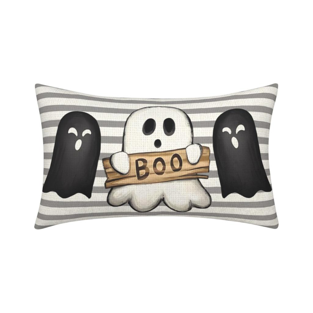 Halloween Festival Decoration Living Room Sofa Cushion Pillow Cover Offices Waist Pillow Cover (excluding Core)