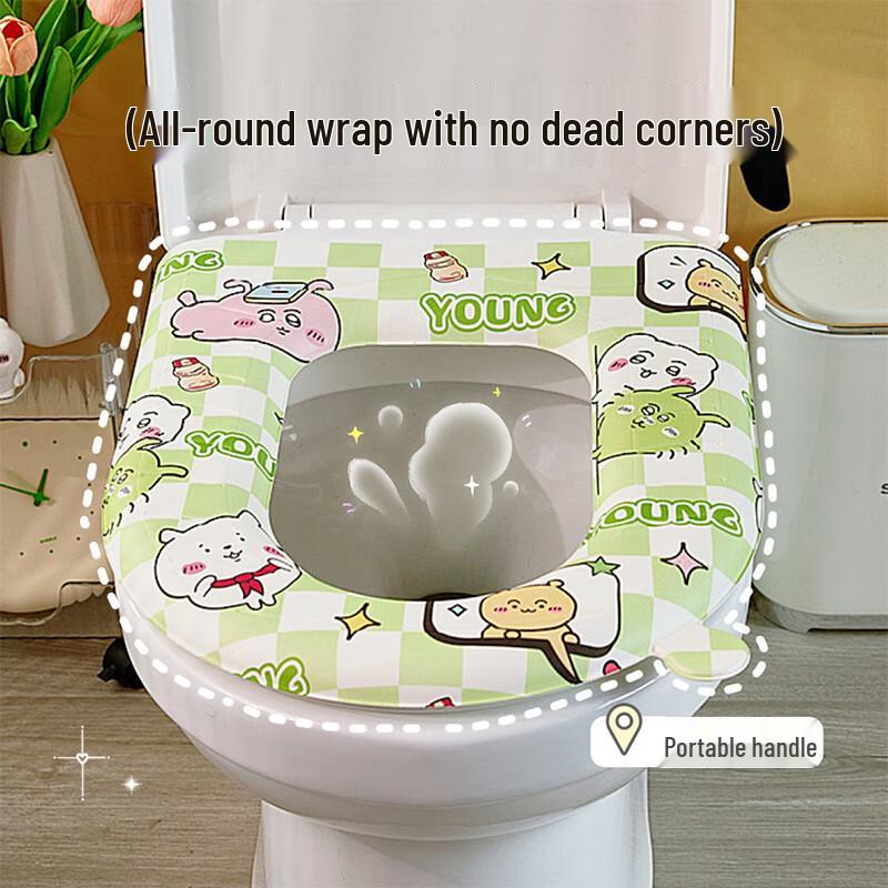 Cartoon Waterproof PVC Toilet Seat Cover