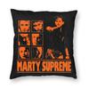 Marty Supreme Timothee Chalamet Pillowcase Printed Polyester Cushion Cover Decorative Pillow Case Cover Home Zipper 40*40Cm