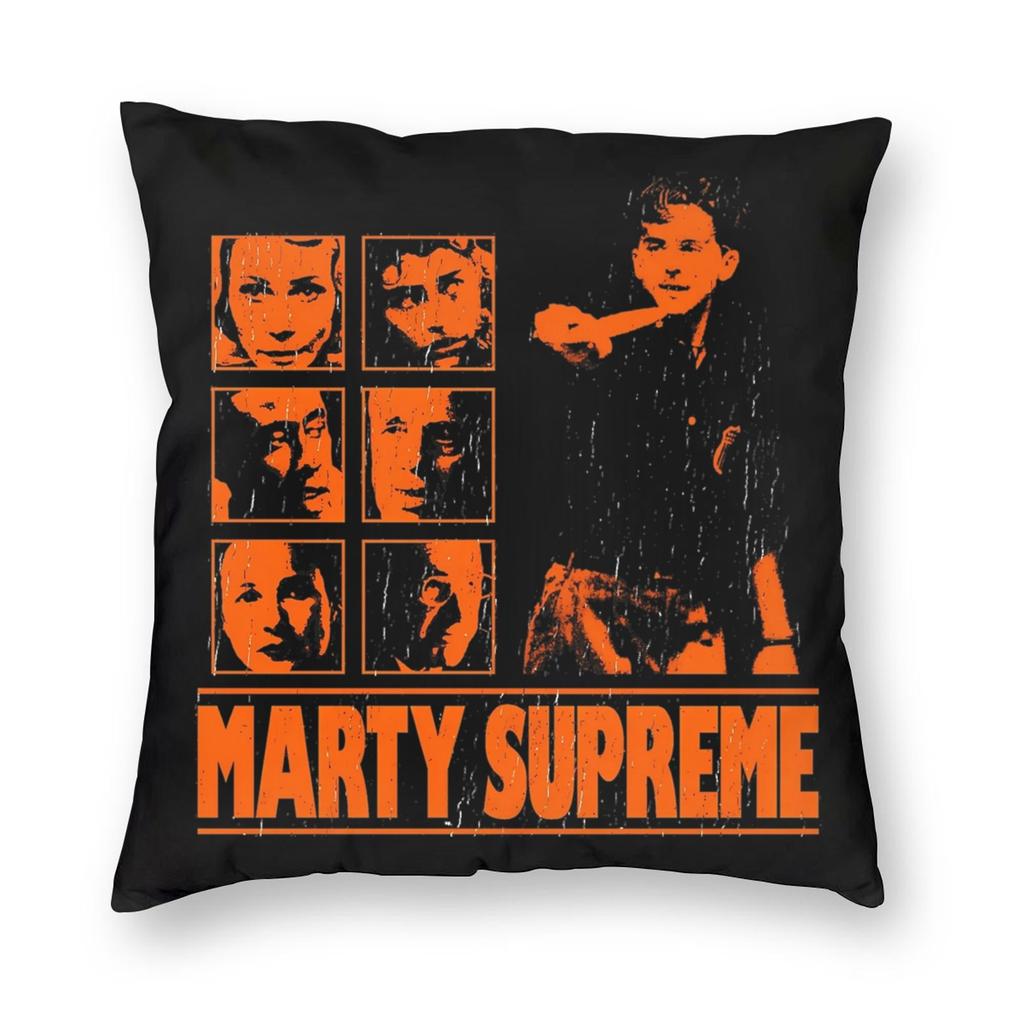 Marty Supreme Timothee Chalamet Pillowcase Printed Polyester Cushion Cover Decorative Pillow Case Cover Home Zipper 40*40Cm