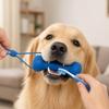 Dual-Action Canine Dental Prop, Pvc Dog Toothbrushing Toy With Pull Rope, Bite-Resistance Dental Cleaning Chew Toy, Pet Supplies