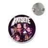 K- KATSEYE Creative Metal Pins Funny Brooch Katseye Korean Girl Band Badge Backpack Hat Accessories Jewelry Decoration Fans Gift