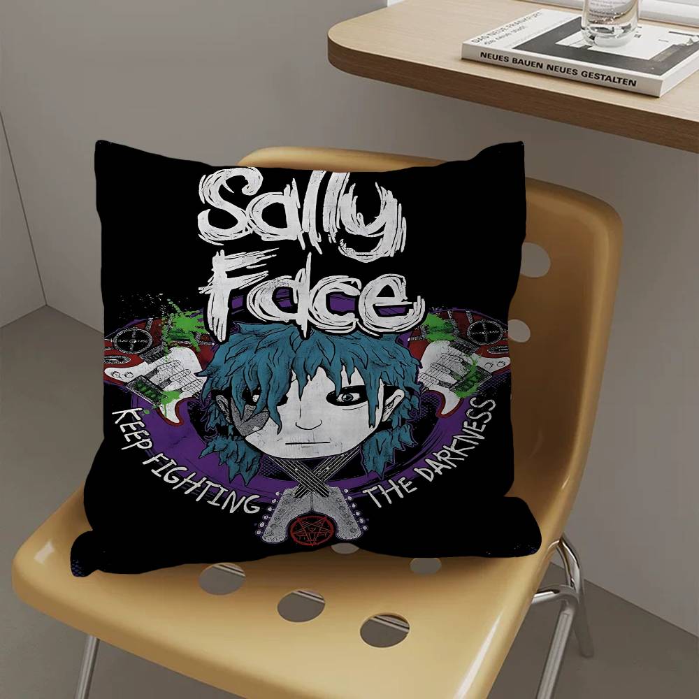 Game S-Sally F-Face Cushion Cover Pillowcase Upholstery Sofa Throw Pillow Home Decor Pillowcas