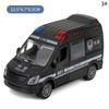 Hospital Rescue Ambulance Police Metal Cars Model Pull Back Sound And Light Alloy Diecast Car Toys For Children Boys Gifts