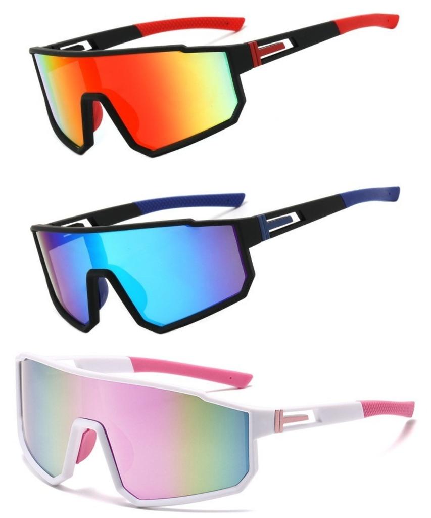 UV400 Radbrille für Männer und Frauen Outdoor-Sport-Sonnenbrille Staubdichte Schutzbrille für Radfahren