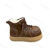 Fashion Platform Snow Boots Women's 2025 Winter New Fashion Height Increase Casual Cotton Shoes Outdoor Warm Comfort Lace Up Short Boots