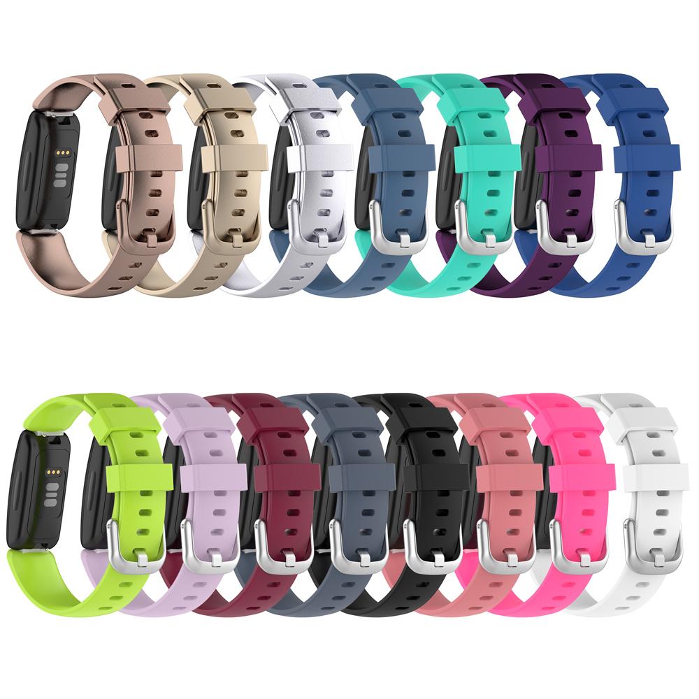 For Fitbit Inspire 2/Ace 3 TPE Smart Watch Replacement Strap [Size: L]