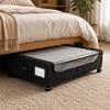 Under Bed Storage Box Dust-Proof Wheeled Under-Bed Clear Window