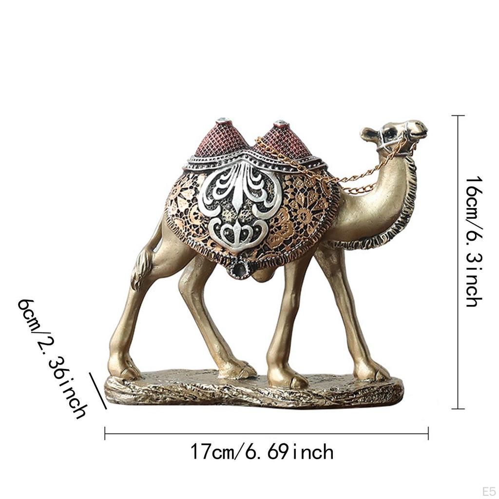 Camel Figurine Resin Art for Home And Office Display